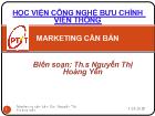 Marketing căn bản - Th.s Nguyễn Thị Hoàng Yến