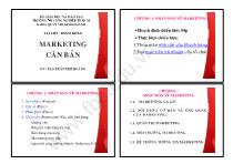 Marketing căn bản - Th.S Trần Phi Hoàng