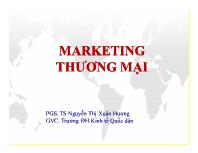 Marketing thương mại - PGS. TS Nguyễn Thị Xuân Hương