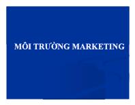 Môi trường marketing