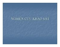 Nghiên cứu khảo sát