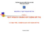 Phần 2 Quy hoạch chung xây dựng đô thị