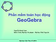 Phần mềm toán học động GeoGebra