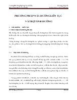 Phương pháp nấu đường liên tục và trợ tinh đường