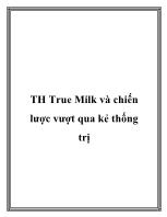 TH True Milk và chiến lược vượt qua kẻ thống trị