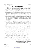 Thực hành Hóa học đại cương