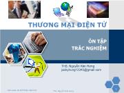 Thương mại điện tử: Ôn tập trắc nghiệm