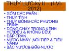 Thủy lực - Kỳ II