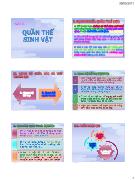 Bài 5: Quần thể sinh vật