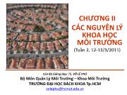 Chương II Các nguyên lý khoa học môi trường