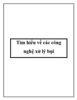 Tìm hiểu về các công nghệ xử lý bụi
