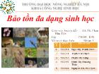 Bảo tồn đa dạng sinh học - Phan Hữu Tôn