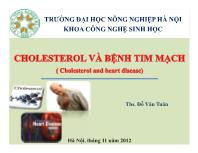 Cholesterol và bệnh tim mạch