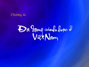 Chương 4 Đa dạng sinh học ở Việt Nam