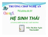 Chương 5 Hệ sinh thái