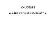 Chương 5 Quá trình xử lý sinh học nước thải