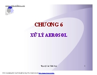 Chương 6 Xử lý aerosol