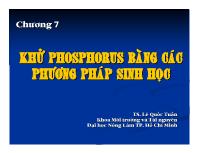 Chương 7 Khử phosphorus bằng các phương pháp sinh học