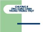 Chương II Ứng dụng công nghệ sinh học trong trồng trọt