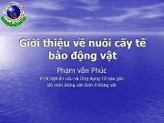 Giới thiệu về nuôi cấy tế bào động vật