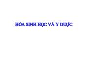 Hóa sinh học và y dược