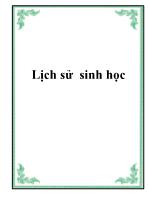 Lịch sử sinh học