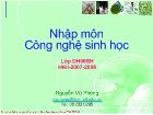 Nhập môn Công nghệ sinh học - Chương 1: Mở đầu