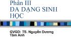 Phần III Đa dạng sinh học