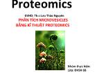 Phân tích microvesicles bằng kĩ thuật proteomics