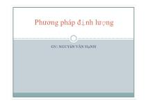 Phương pháp định lượng