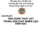 Seminar: Ứng dụng thực vật trong sản xuất nhiên liệu sinh học