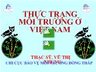 Thực trạng môi trường ở Việt Nam