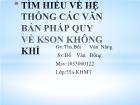 Tìm hiểu về hệ thống các văn bản pháp quy về Kson không khí