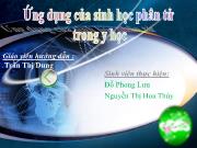 Ứng dụng của sinh học phân tử trong y học