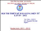 Bài giảng Bài 20: Xây dựng và phát triển văn hóa dân tộc trong các thế kỉ X _ XV (1 tiết)