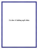 Bài giảng Ca dao về những ngôi chùa