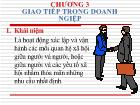 Bài giảng Chương 3: Giao tiếp trong doanh ngiệp