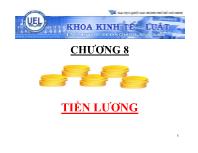 Bài giảng Chương 8: Tiền lương