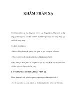 Bài giảng Khám phản xạ