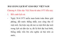 Bài giảng lịch sử giáo dục Việt Nam