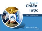 Bài giảng Quản trị chiến lược (tiếp)