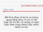 Bất bình đẳng xã hôi