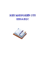 Biểu mẫu nghiên cứu khoa học