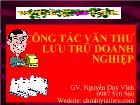 Công tác văn thư lưu trữ doanh nghiệp