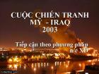 Cuộc chiến tranh Mỹ - Iraq 2003