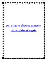 Đặc điểm và cấu trúc trình bày các ấn phẩm thông tin