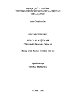 Đề cương môn học Hán văn Việt Nam - Chương trình đào tạo: Cử nhân văn học