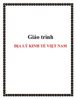 Giáo trình Địa lý kinh tế Việt Nam