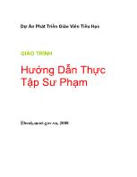 Giáo trình hướng dẫn thực tập sư phạm