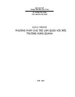 Giáo trình phương pháp cho trẻ làm quen với môi trường xung quanh